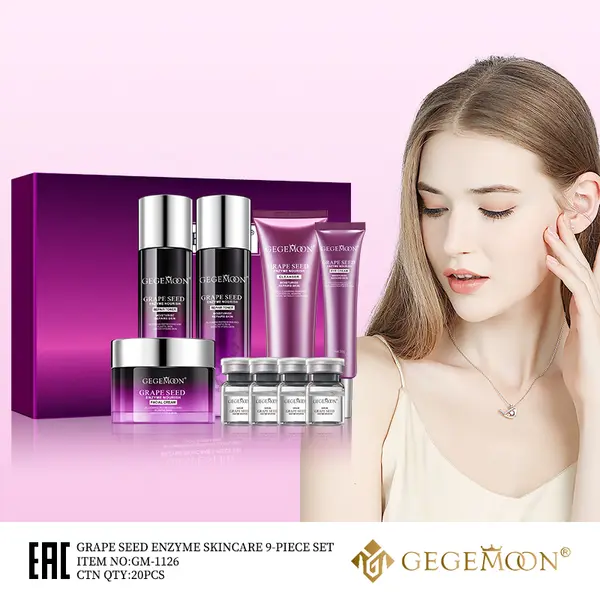 Grape Seed Enzyme Skincare 9-Piece Set