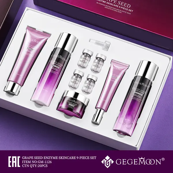 Grape Seed Enzyme Skincare 9-Piece Set