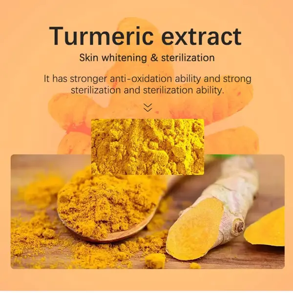 Guanjing Turmeric Plant Extracts Complex Brightening Clay Mask – Deep Cleansing, Skin Brightening &