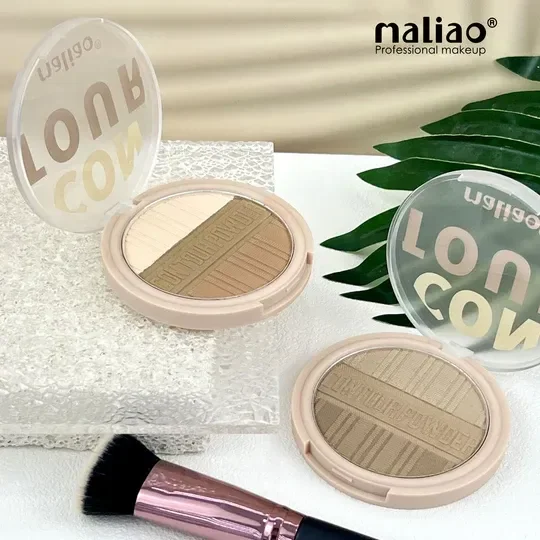 Maliao Tricolor Contour Powder – Sculpt, Define, and Illuminate with Artistic Precision