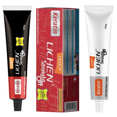 Lichen Keratin Hair Straightening Cream Strong