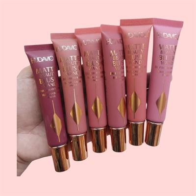 Moji Liquid Blush Natural Single Piece, Liquid Blush Makeup for Cheeks Matte Finish 15ml
