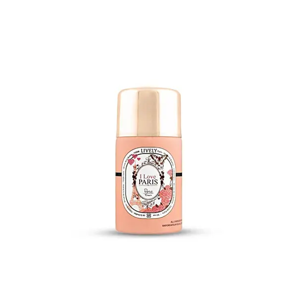 Lively Paris I Love Paris Body Spray 250ml – Fresh, Floral & Long-Lasting Fragrance