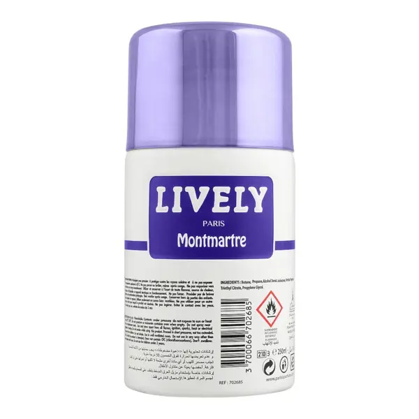Lively Paris Montmartre Body Spray for Men 250ml – Fresh, Energetic & Long-Lasting