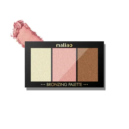 Maliao Shimmering Bronzing Palette - Sun-Kissed Radiance with Shimmer Particles