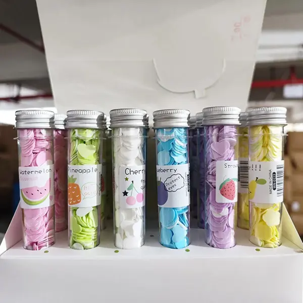 Cute Paper Soap Slices – Portable Disposable Soap Flakes for Hand Wash & Travel