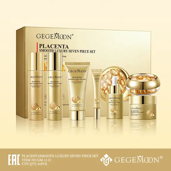 SKin Care Placent Asmooth Luxury Seven Pieceset