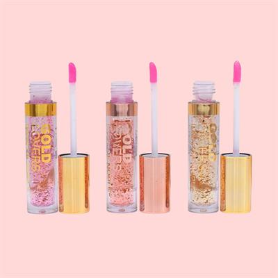 Tube Shiny Sequins Lip Oil Set Lip Jelly Color Changing Lip Oil Natural Moisturizing Lips Cosmestic
