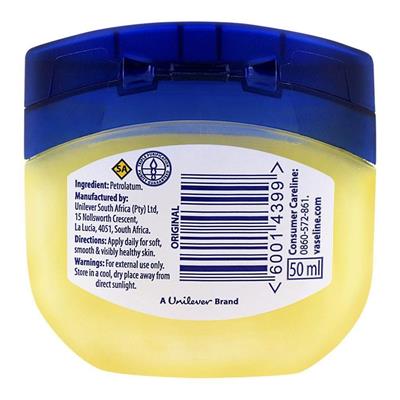 Vaseline Blueseal Pure Petroleum Jelly, Original 100ml (imported)