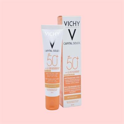 Vichy Capital Soleil SPF50 Plus Anti-Dark Spot 3-in-1 Tinted Daily Care - 50 ml