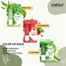 Maliao Green Tea Color Lip Balm 24hr Moisture
