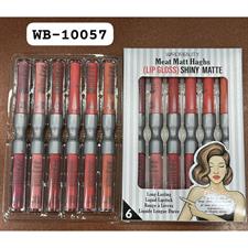 Warda Beauty Shiny & Matte Lipgloss 6 pc set
