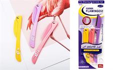 Original Pack Of 3- Feather Flamingo Facial Razor for Face, Eyebrows & Body shaving | 3-Piece