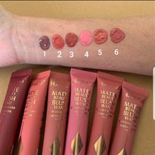 Moji Liquid Blush Natural Single Piece, Liquid Blush Makeup for Cheeks Matte Finish 15ml