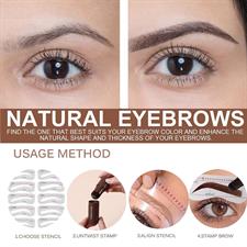 Romantic Queen Fix Hairline & Eyebrow Shaping Stamp with Stencils