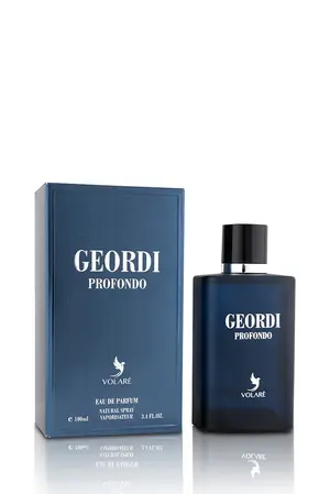 Geordi Profondo 100ml – Fresh Aquatic Woody Aromatic Masculine Perfume (Volare)