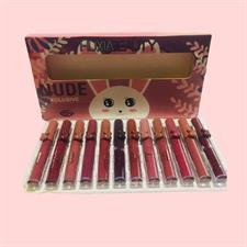 Huxia Beauty Nude xclusive lip gloss set of 12