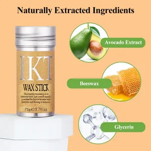 IKT Hair Wax Stick 75g – Strong Hold, Smooth Finish & Flyaway Control