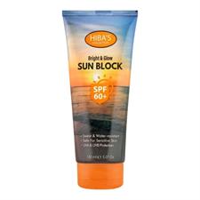 Hiba's Collection Bright & Glow Sun Block SPF 60+100Ml