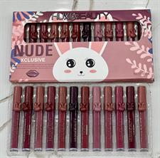 Huxia Beauty Nude xclusive lip gloss set of 12
