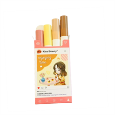 Kiss Beauty Lipgloss long lasting waterproof Lip Pack of 4