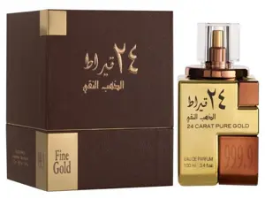 Lattafa 24 Carat Pure Gold Arabic Perfume 100ml – Luxurious, Long-Lasting Oriental Fragrance