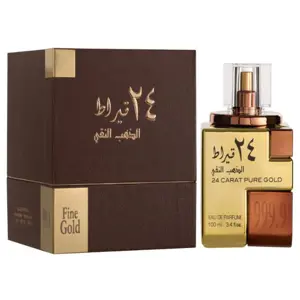 Lattafa 24 Carat Pure Gold Arabic Perfume 100ml – Luxurious, Long-Lasting Oriental Fragrance