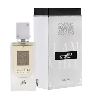Lattafa I Am White Ana Abiyedh Eau De Parfum 60ml – Pure Elegance & Lasting Freshness