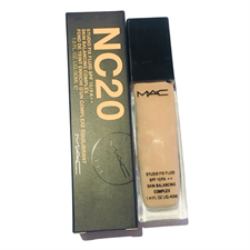 Mac studio fix fluid foundation nc15,nc20,nc25 30 ml (leftover)