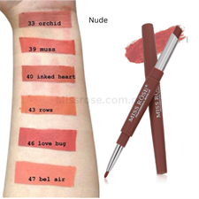 MISS ROSE Hight Pigment 2 in 1 Lipliner + Lipstick Set of 6