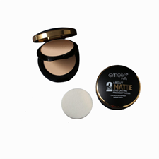 ABOUT 2 in 1 Matte Long Lasting Pressed Powder Emelie Paris