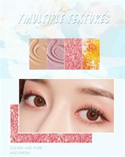 9 Colors Matte & Glitter Eye Shadow Palette Waterproof