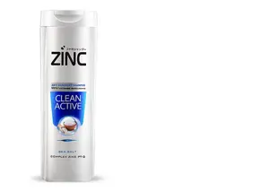 Zinc Clean Active Anti-Dandruff Shampoo 340ml – Powerful Dandruff Control & Fresh Scalp