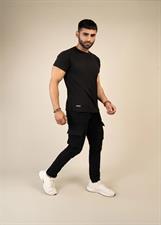 Black Fashion Raglan Tee
