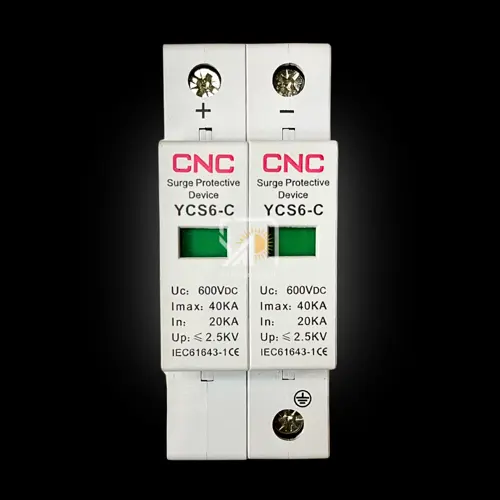 CNC - 2 Pole DC Surge Protective Device (SPD) YCS6-C DC 2P 20-40kA