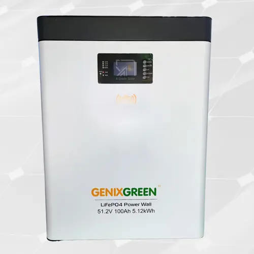 GenixGreen - 5.12kWh ES-BOX37 51.2V 100Ah Wall mounted Lithium battery