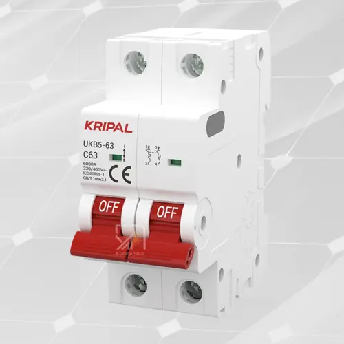 KRIPAL - AC MCB (Miniature Circuit Breaker) UKB5-63 2P