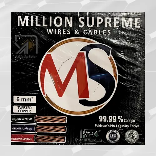 Million Supreme 6mm² Copper Wire - Black & Red