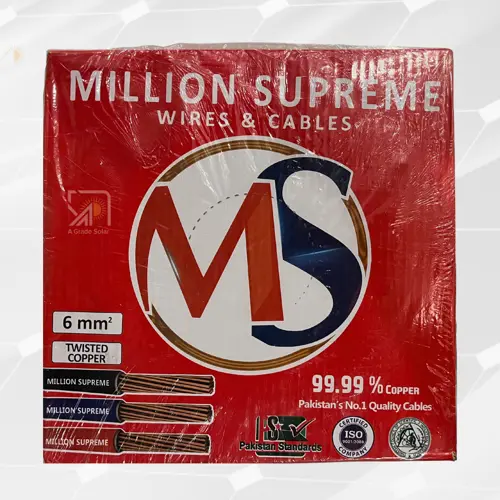 Million Supreme 6mm² Copper Wire - Black & Red