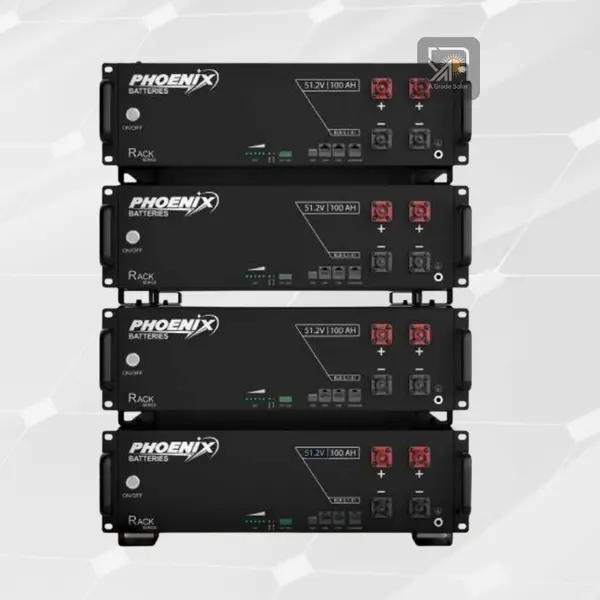 Phoenix Batteries "Rack Series" 51.2V / 100 AH Model (RLR-5.1-X1) - LiFePO4 battery