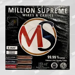 Million Supreme 6mm² Copper Wire - Black & Red