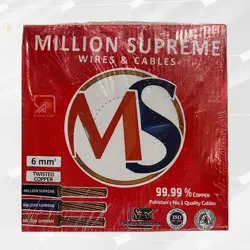 Million Supreme 6mm² Copper Wire - Black & Red