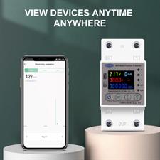 TOMZN 63A WIFI VOLTAGE PROTECTOR ENERGY METER