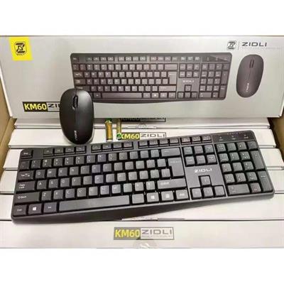 Wireless keyboard - mouse zidli KM-60 wireless 2.4GHz keyboard - mouse for home - office use