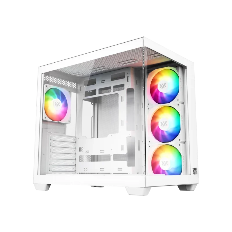 XYZ Tesseract X ARGB Gaming Case - White