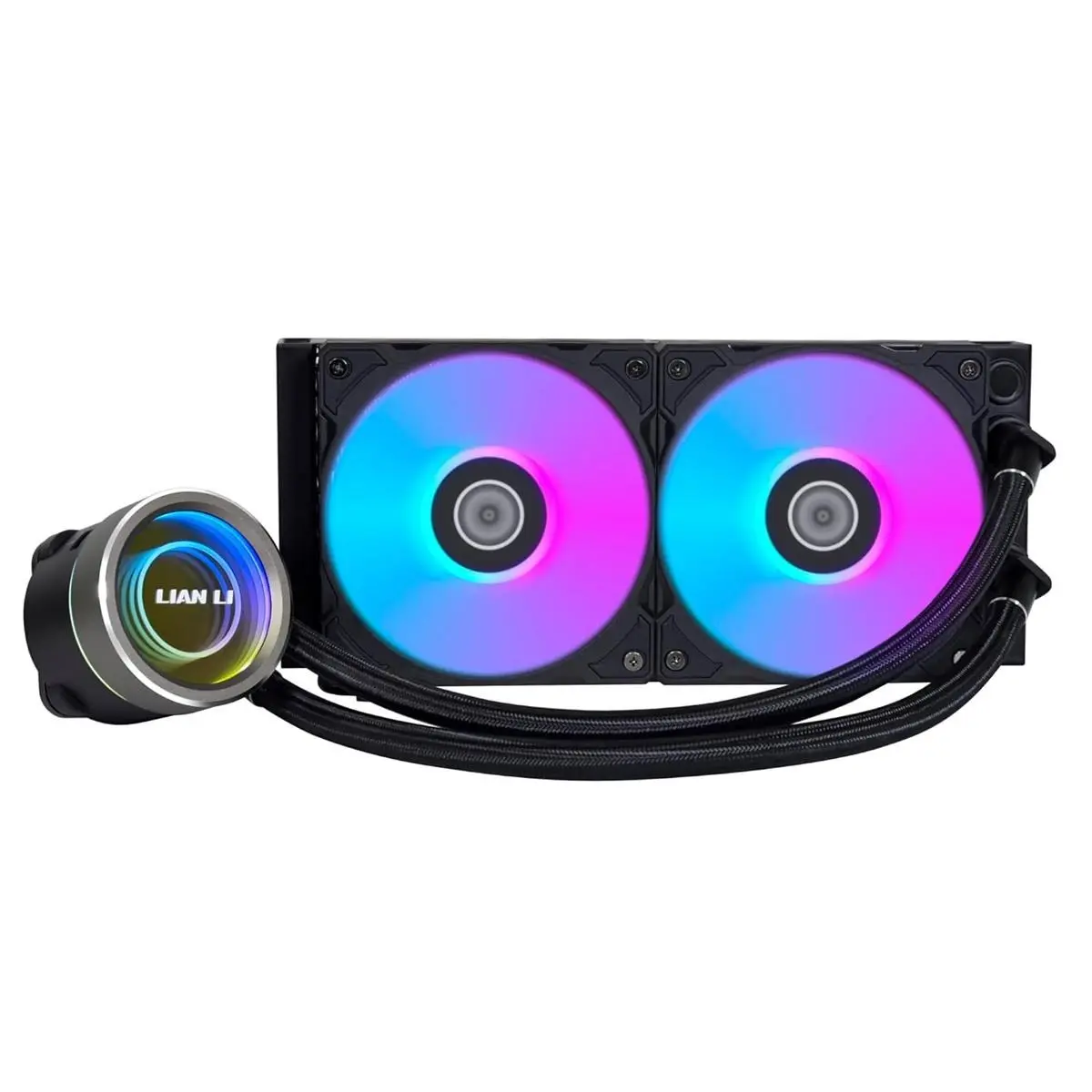 LIAN LI Galahad II Trinity series 240mm RGB Liquid CPU Cooler INF fans - Black