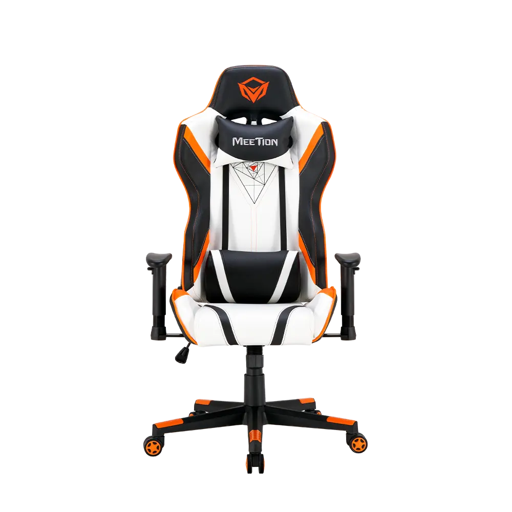 Meetion CHR15 E-Sport Gaming Chair - Black+White+Orange