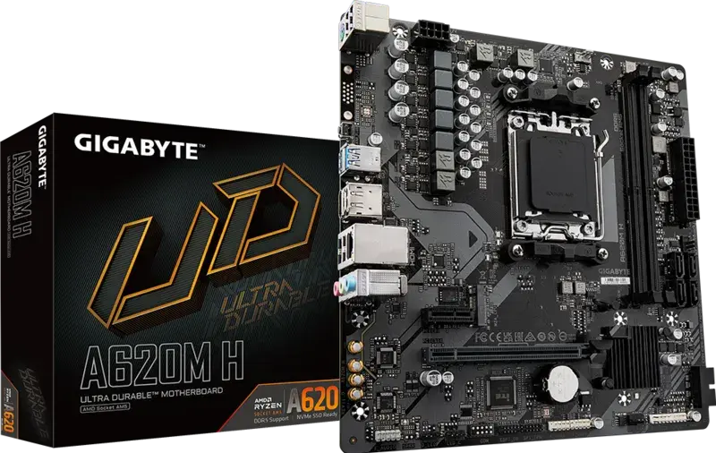 Gigabyte A620M H DDR5 Motherboard*