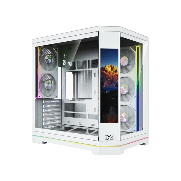 XYZ Neutron X Pro ARGB Gaming Case - White 