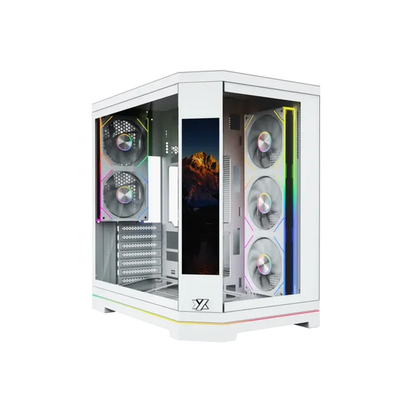 XYZ Neutron X Pro ARGB Gaming Case - White 